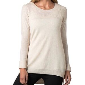 Toad&Co Merino Wool & Organic Cotton Blend Lightweight Sweater Size S Outdoor